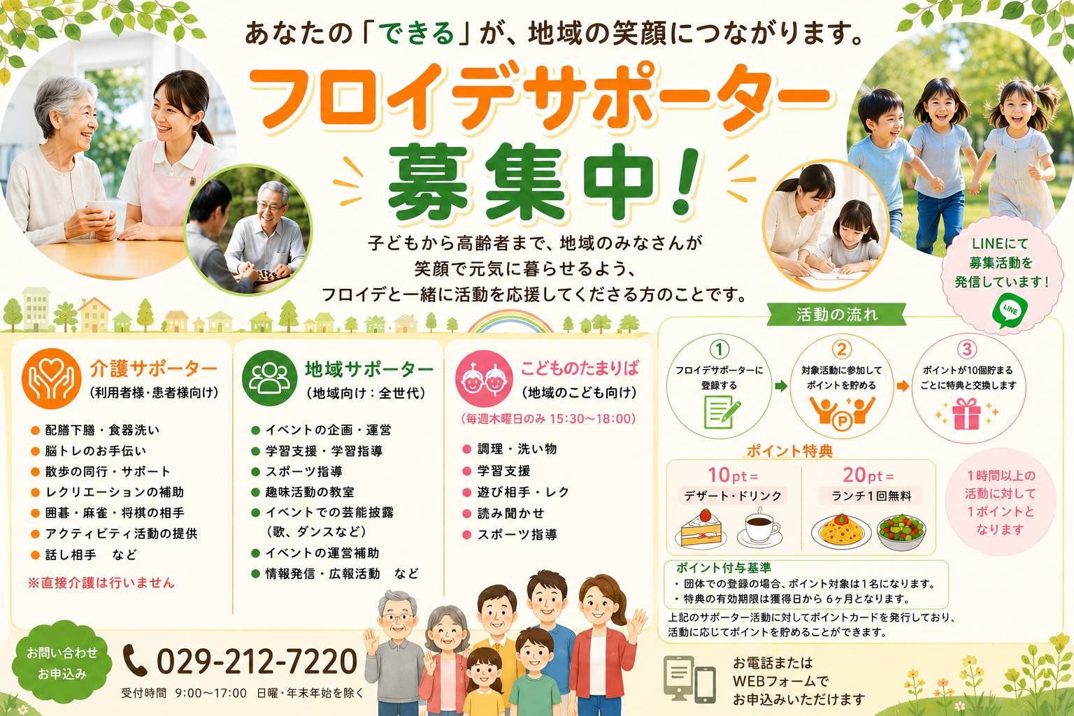 フロイデサポーター募集